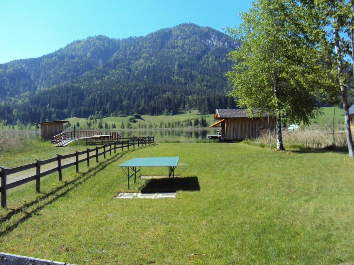 Hotel Haus Alpenfriede Weissensee Exterior foto